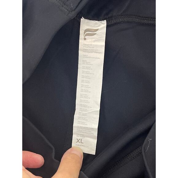 Fabletics Black Leggings Ankle Length XL - Picture 3 of 9